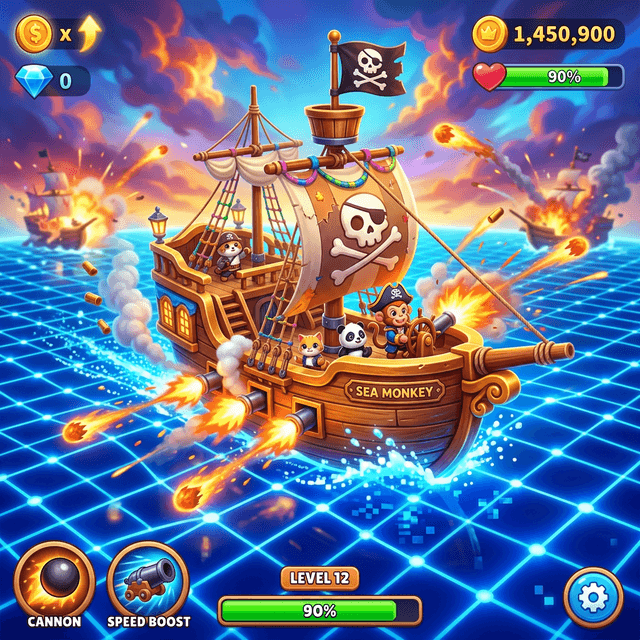 Arte do jogo Batalha Naval