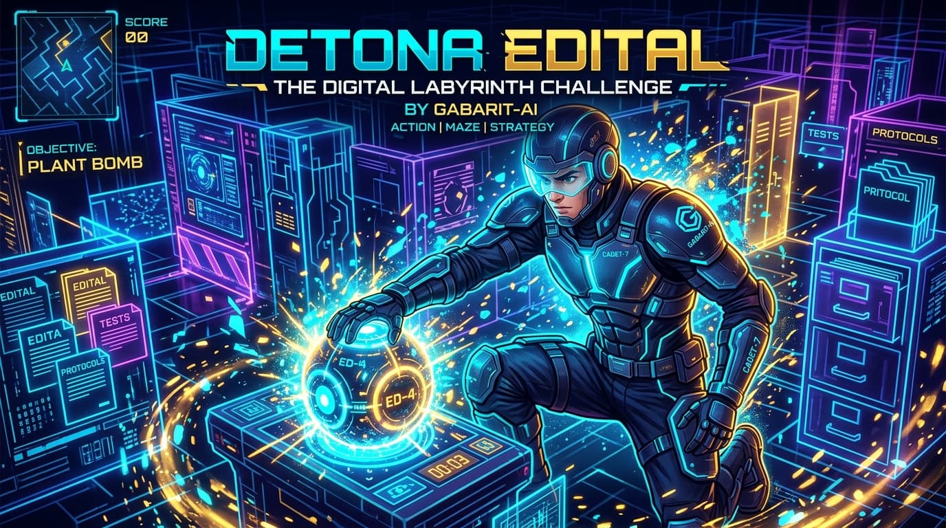 Arte do jogo Detona Edital