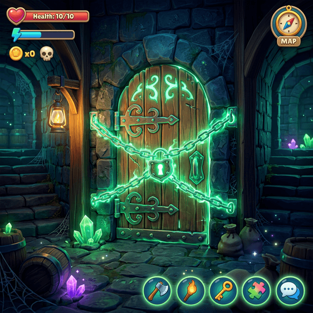 Arte do jogo Escape Room